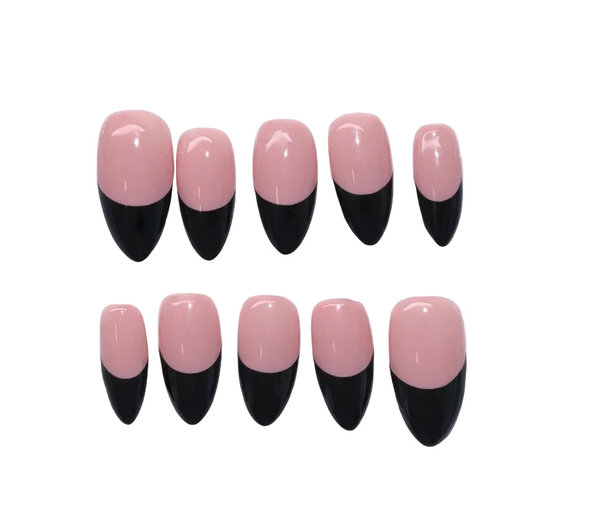 Classic French Tips - Press On Nails