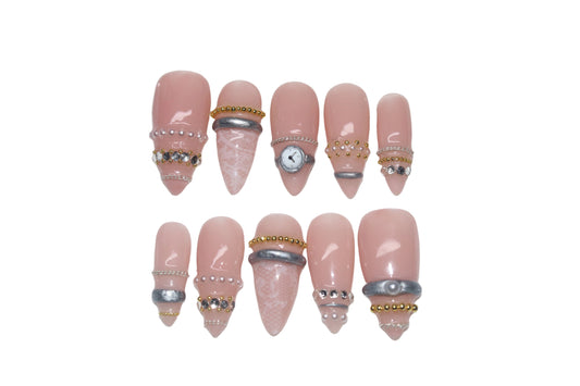 Pretty In Time - Press On Nails