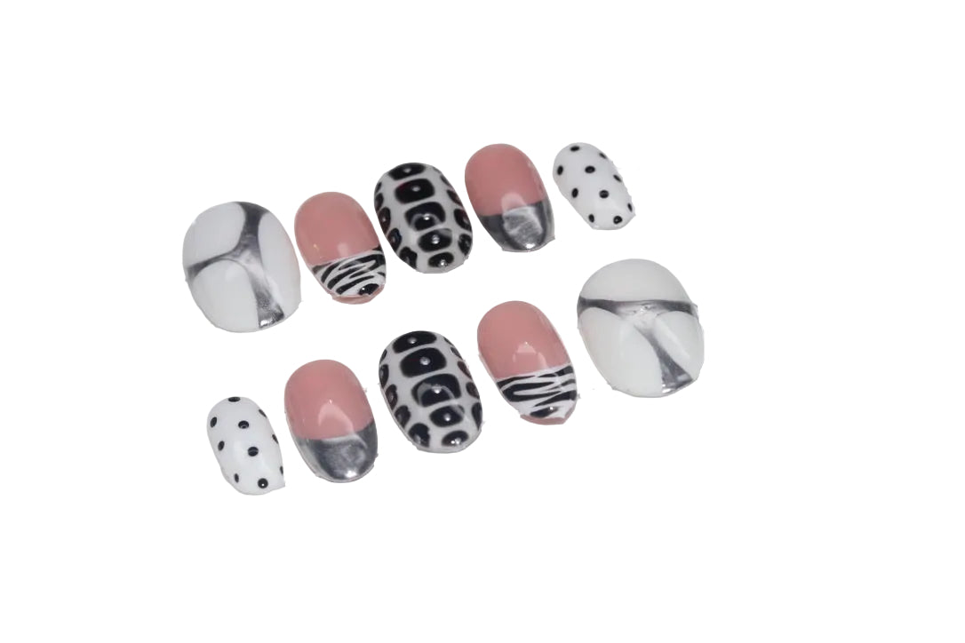 Silver Angel - Press On Nails